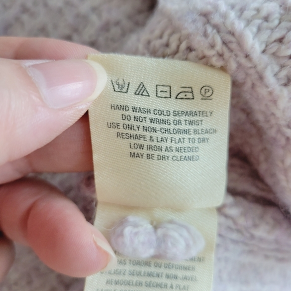 Anthropologie Angel of the North Pink Open Front Cardigan.  Fits like a L-XL - Picture 7 of 10